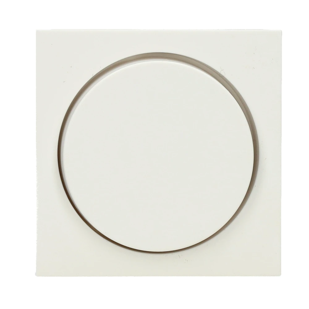 Miniatuur van Gira centraalplaat dimmerknop - systeem 55 zuiver wit mat (065027)