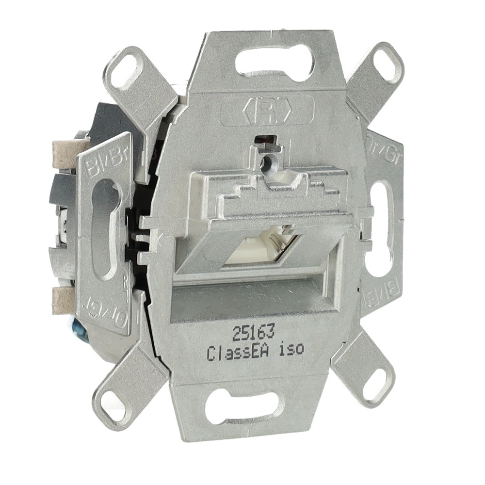 Miniatuur van Rutenbeck universele wandcontactdoos inbouw basiselement UTP 1-voudig Cat5e en Cat6 (39040)