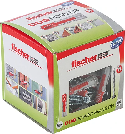 Miniatuur van Fischer DuoPower plug 8x40mm - per 50 stuks (535464)