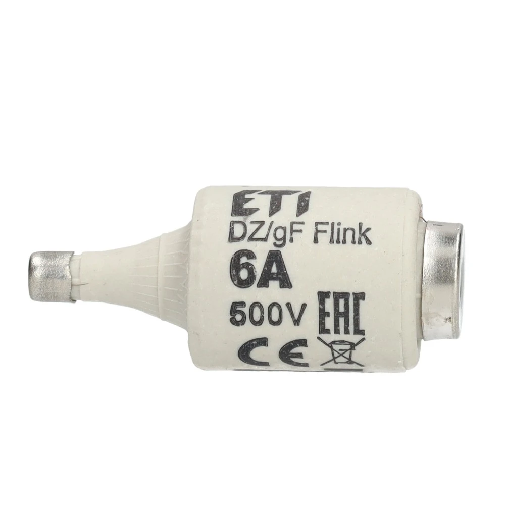 Miniatuur van ETI zekering 6A snel DII per 5 stuks