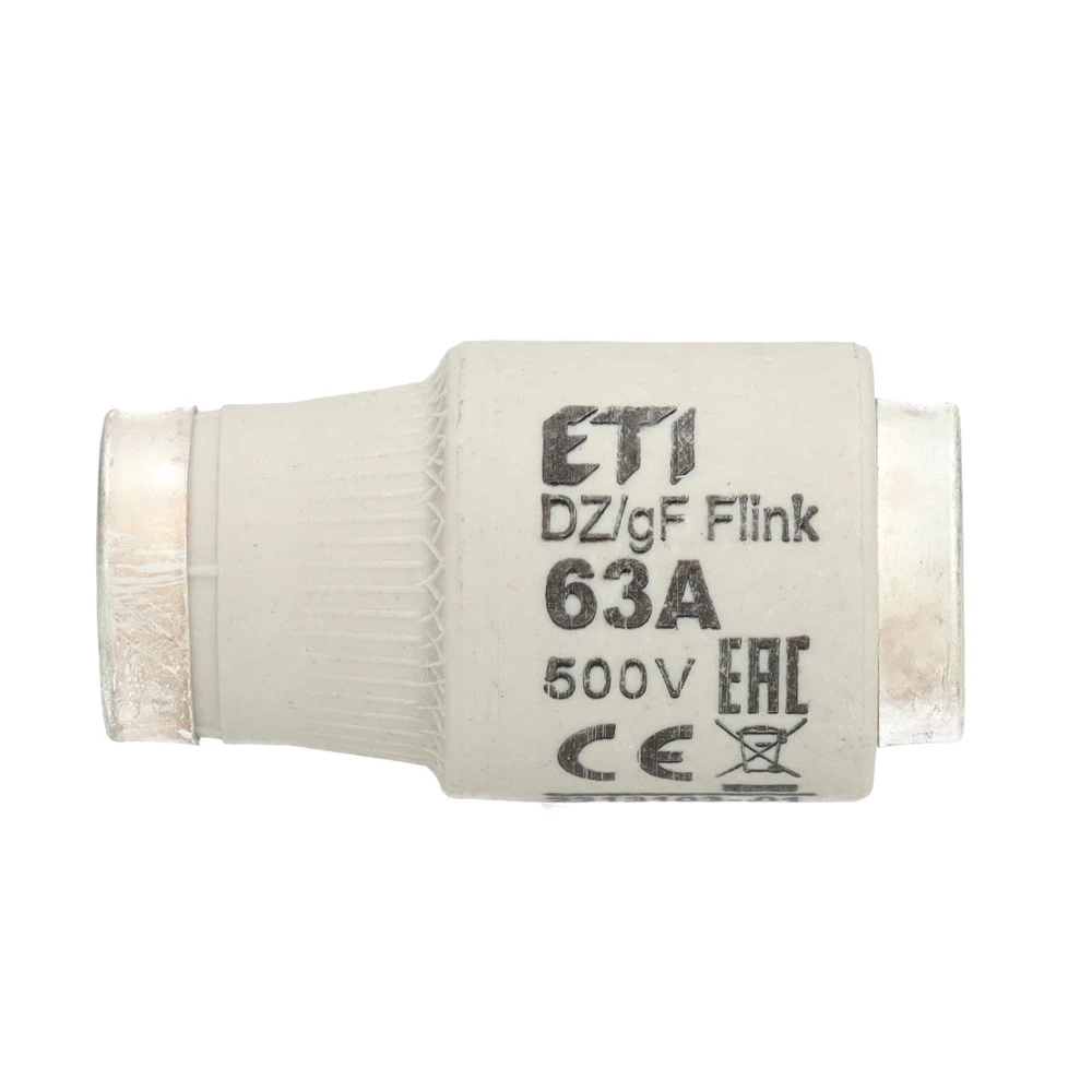 Miniatuur van ETI zekering 63A snel DIII per 5 stuks