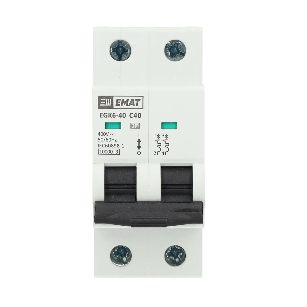 Miniatuur van EMAT installatieautomaat 2-polig 40A C-kar (85001023)