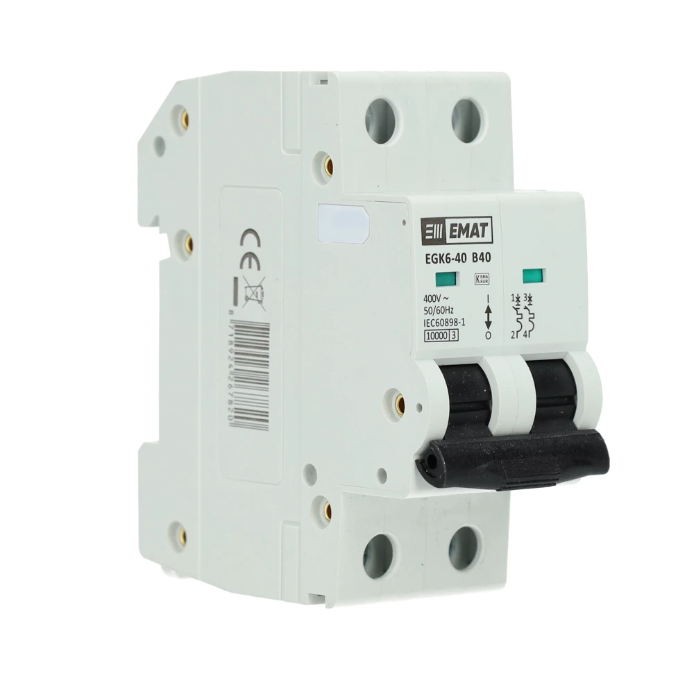 Miniatuur van EMAT installatieautomaat 2-polig 40A B-kar (85001022)