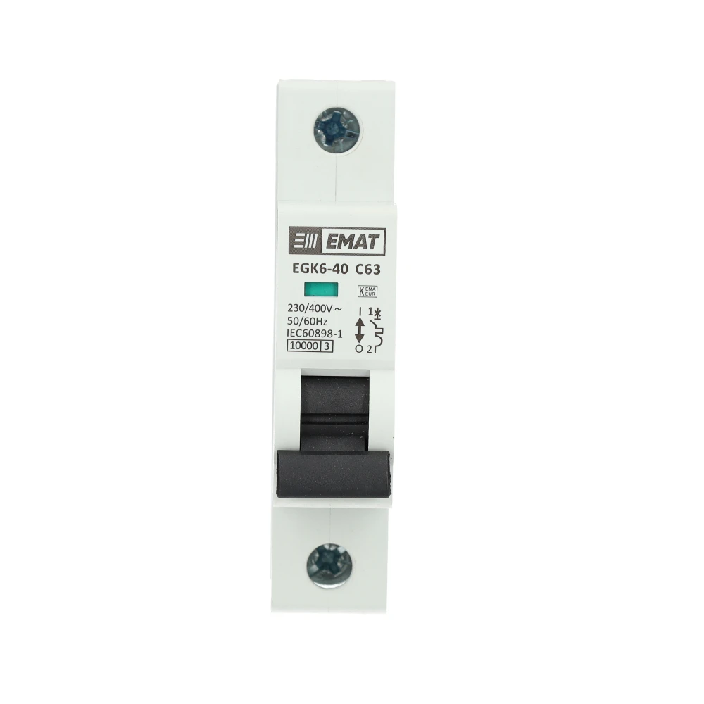 Miniatuur van EMAT installatieautomaat 1-polig 63A C-kar (85001041)