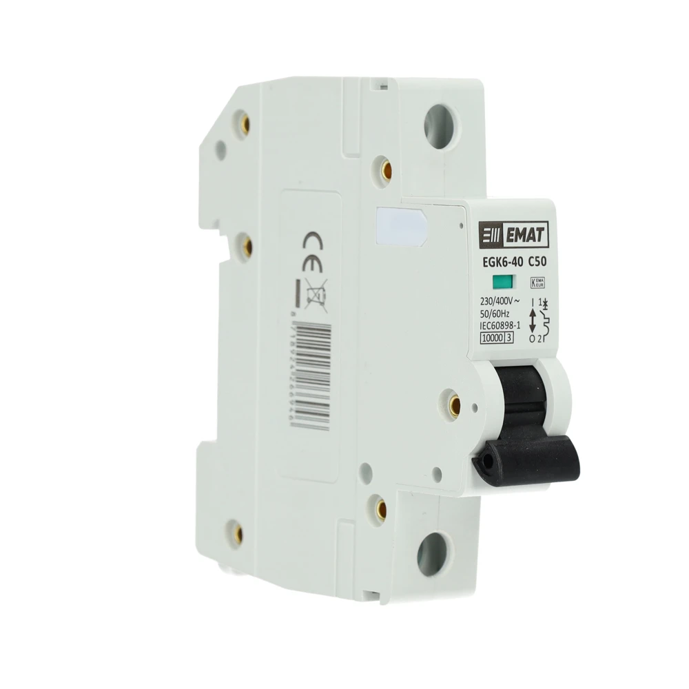 Miniatuur van EMAT installatieautomaat 1-polig 50A C-kar (85001039)