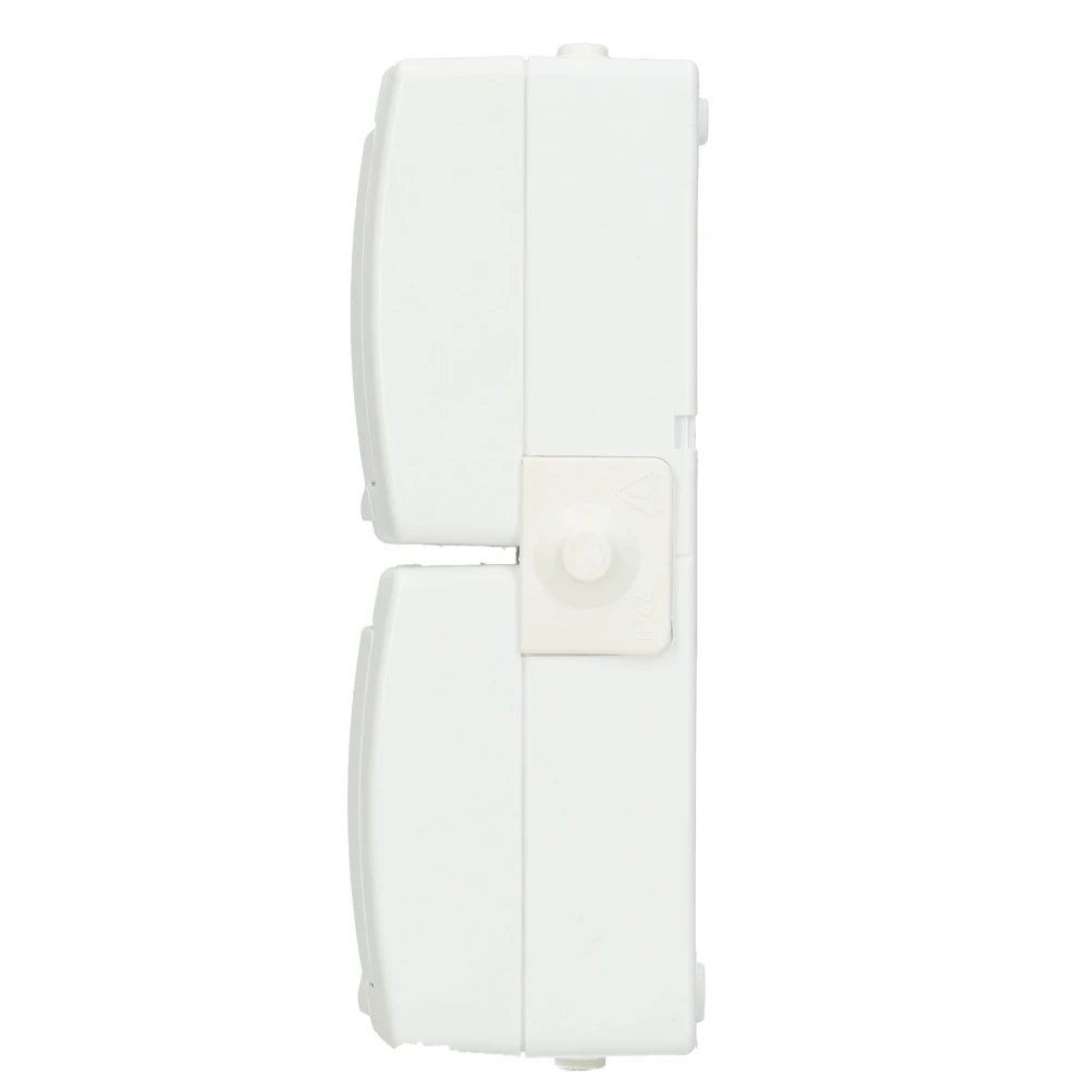 Miniatuur van Kopp NAUTIC stopcontact ip44 verticaal met randaarde 2-voudig opbouw wit