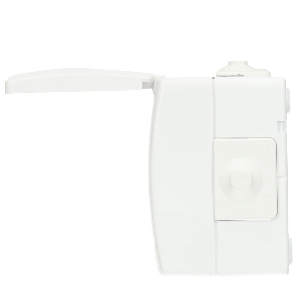 Miniatuur van Kopp NAUTIC stopcontact ip44 horizontaal met randaarde 2-voudig opbouw wit