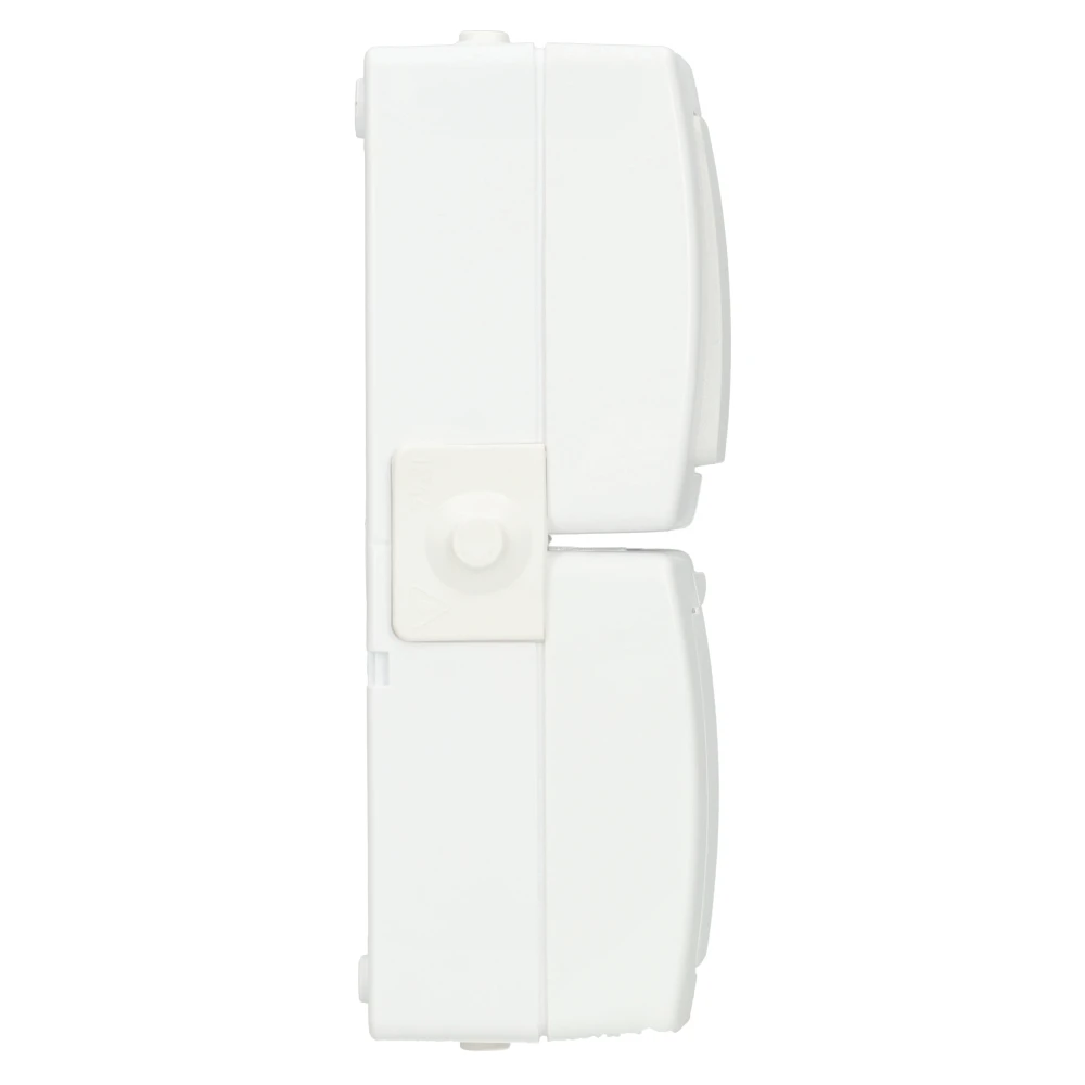 Miniatuur van Kopp NAUTIC combinatie wisselschakelaar en stopcontact ip44 verticaal met randaarde opbouw wit(138502009)