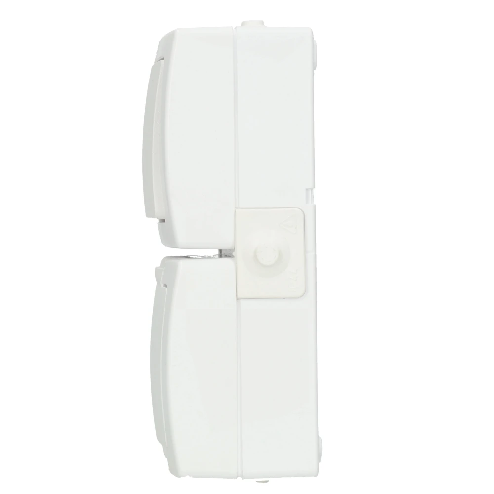 Miniatuur van Kopp NAUTIC combinatie wisselschakelaar en stopcontact ip44 verticaal met randaarde opbouw wit(138502009)