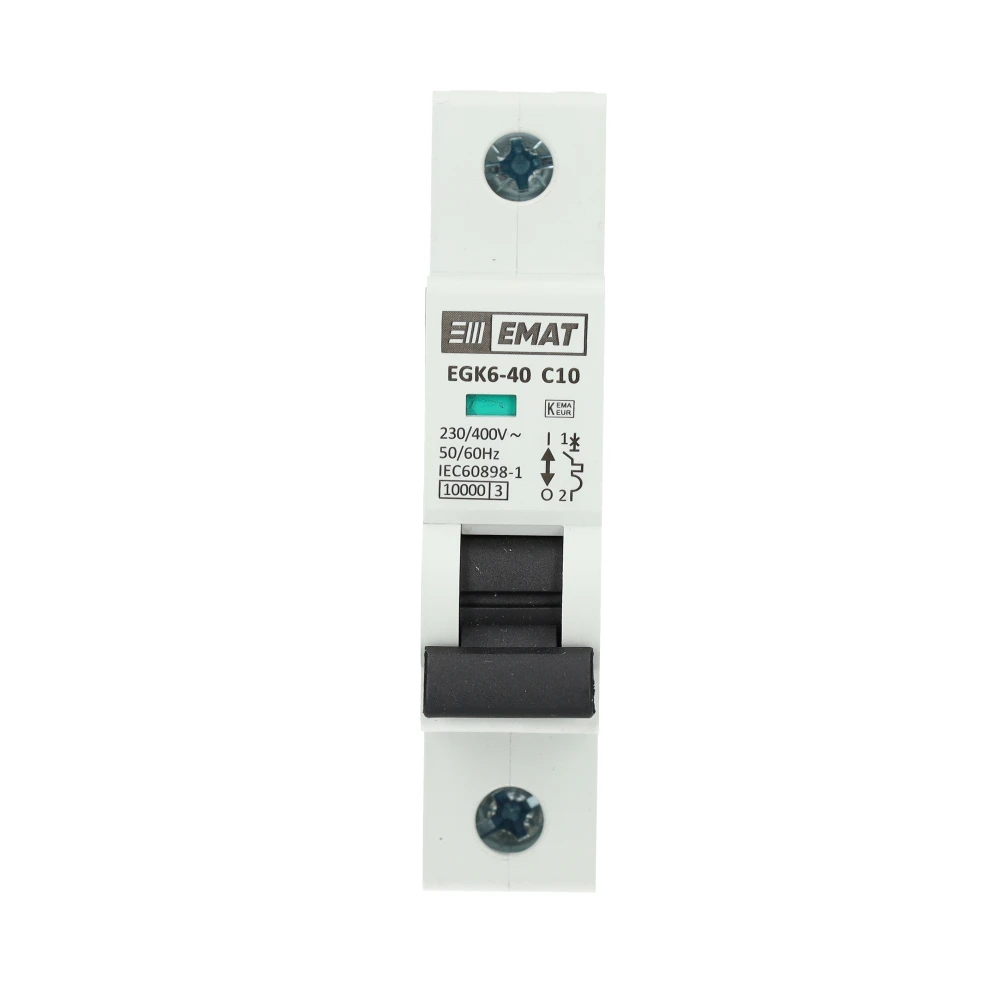 Miniatuur van EMAT installatieautomaat 1-polig 10A C-kar (85001027)