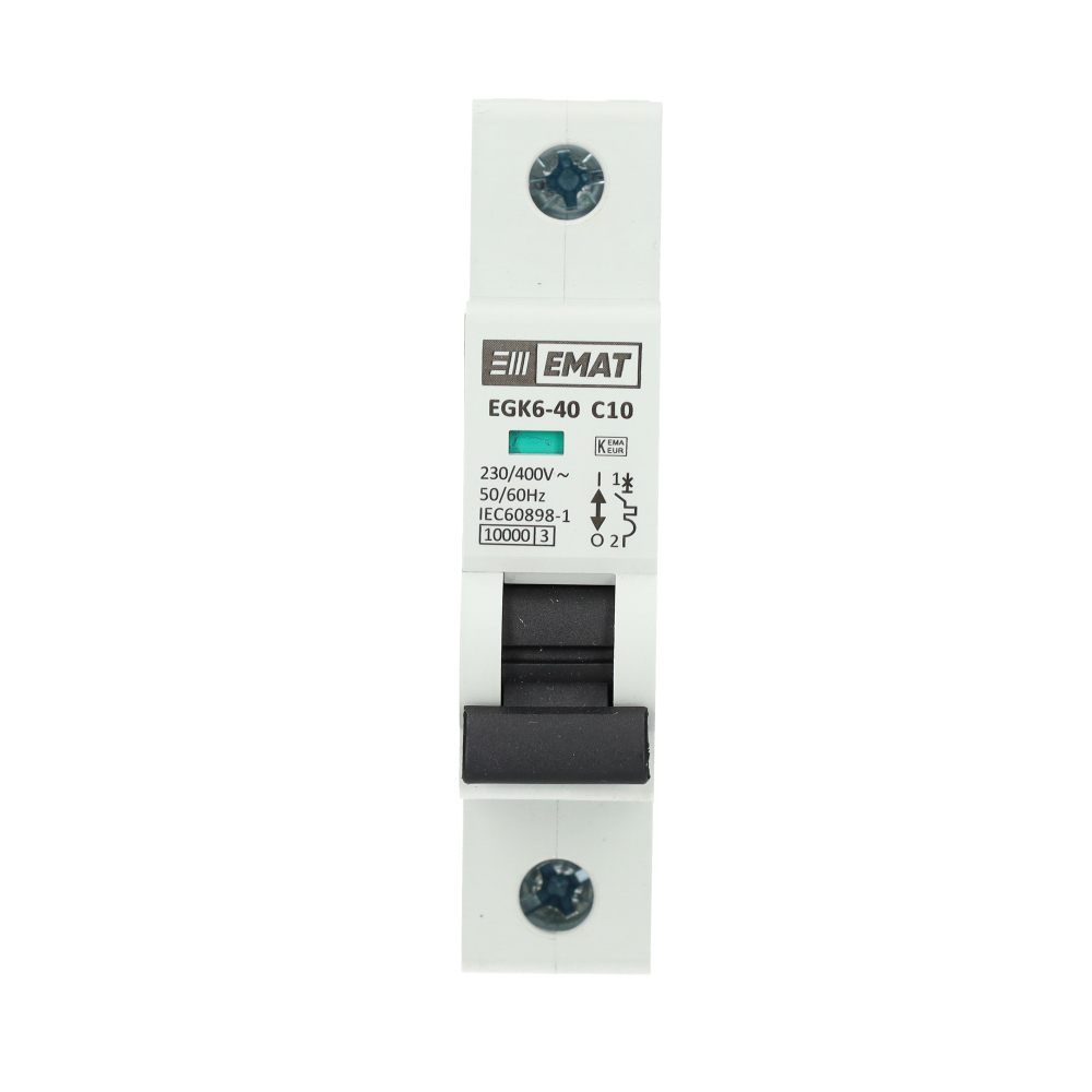 Miniatuur van EMAT installatieautomaat 1-polig 10A C-kar (85001027)