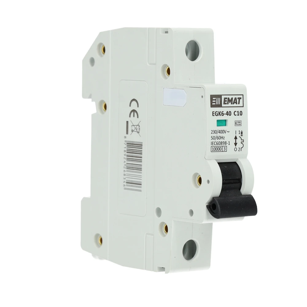 Miniatuur van EMAT installatieautomaat 1-polig 10A C-kar (85001027)