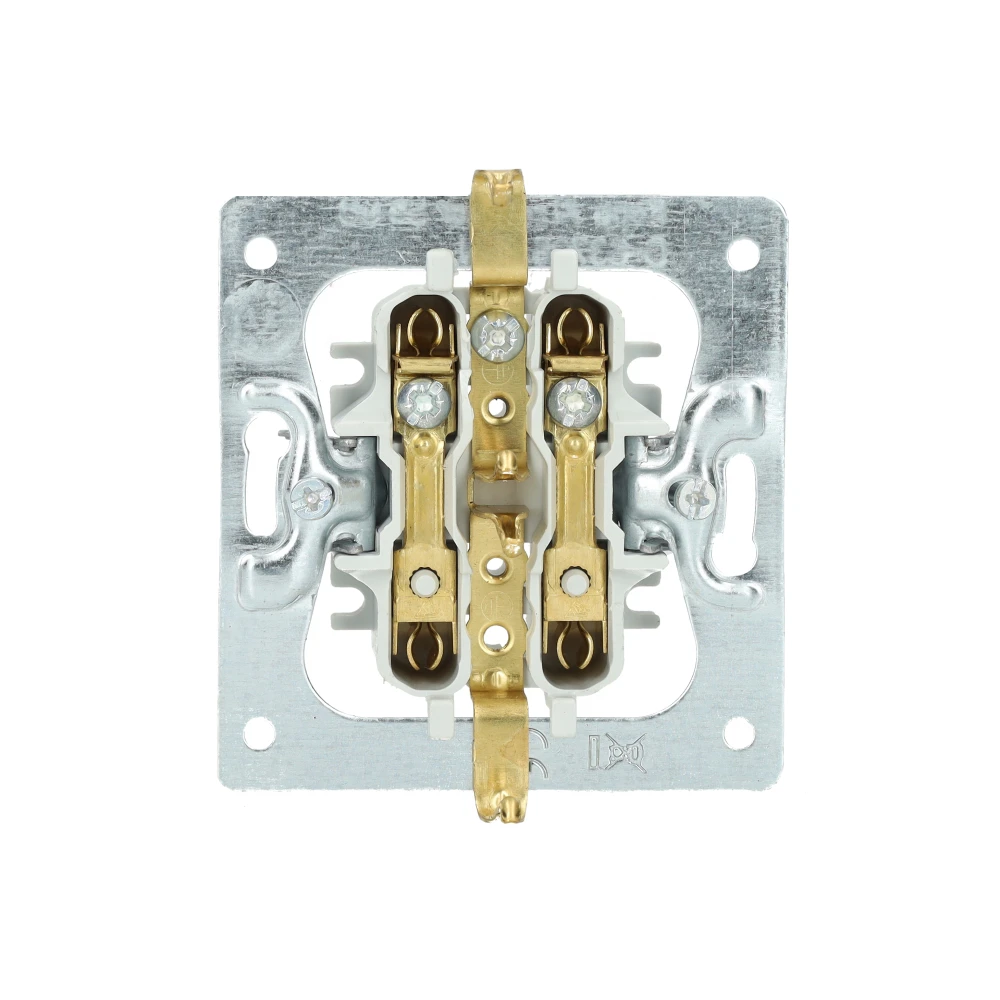 Miniatuur van Kopp HK05 stopcontact half-opbouw met randaarde 2-voudig wit