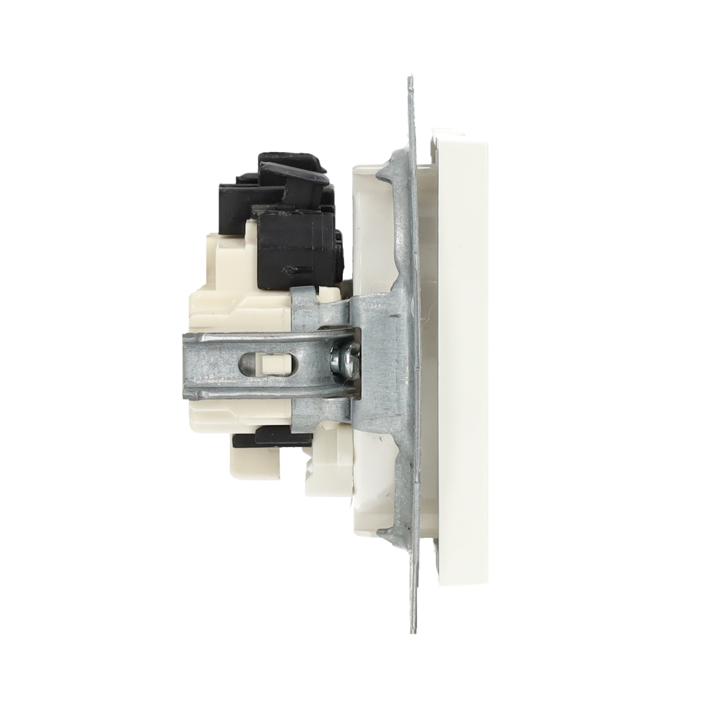 Miniatuur van Kopp HK07 stopcontact inbouw zonder randaarde met kinderbeveiliging 1-voudig wit