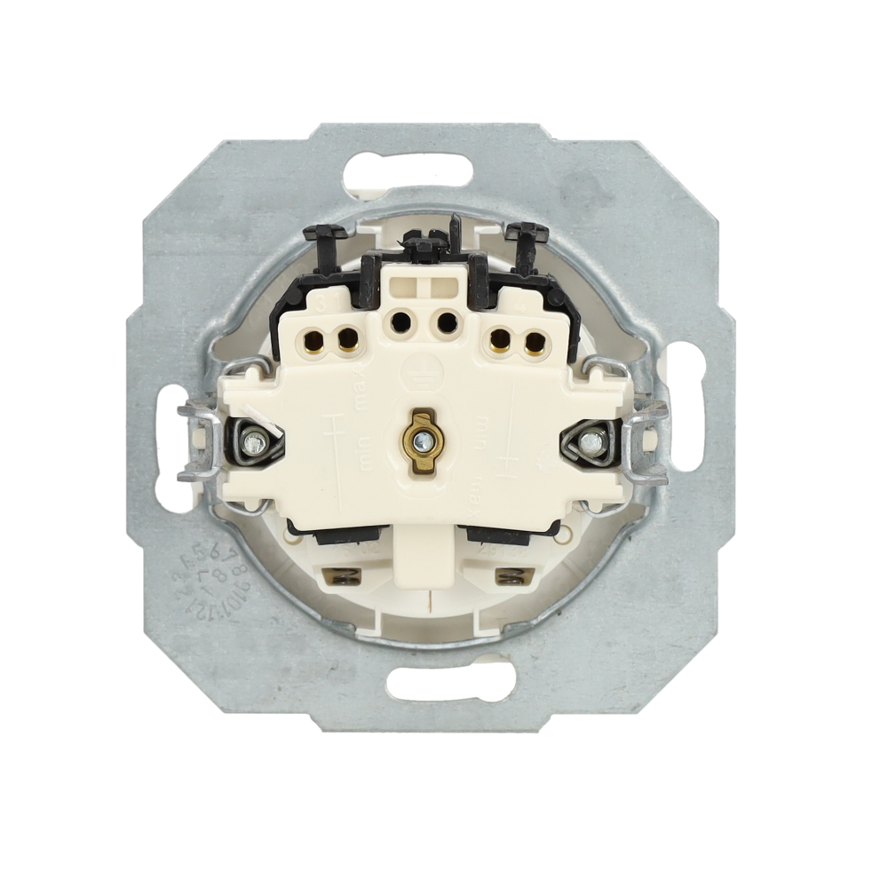 Miniatuur van Kopp HK07 stopcontact inbouw zonder randaarde met kinderbeveiliging 1-voudig wit