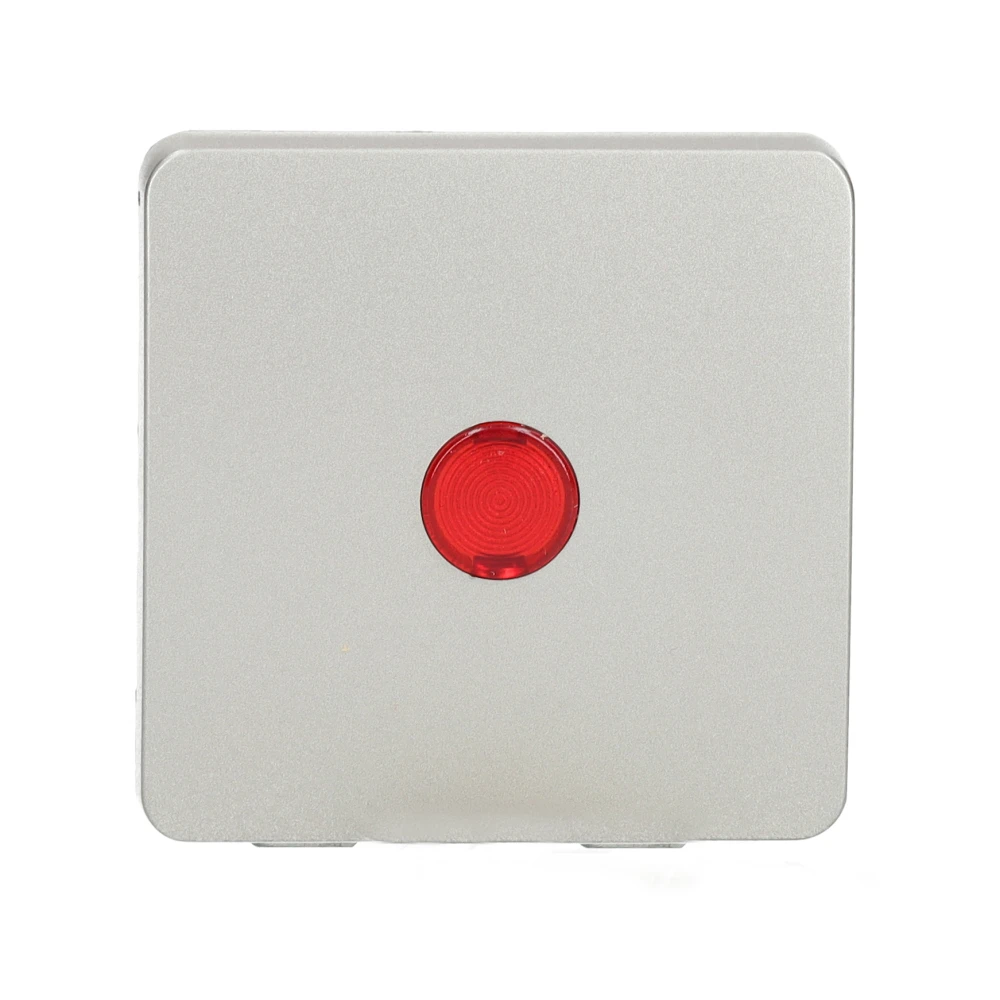 Miniatuur van Kopp HK02 bedieningswip met rode lens 1-voudig staal per 10