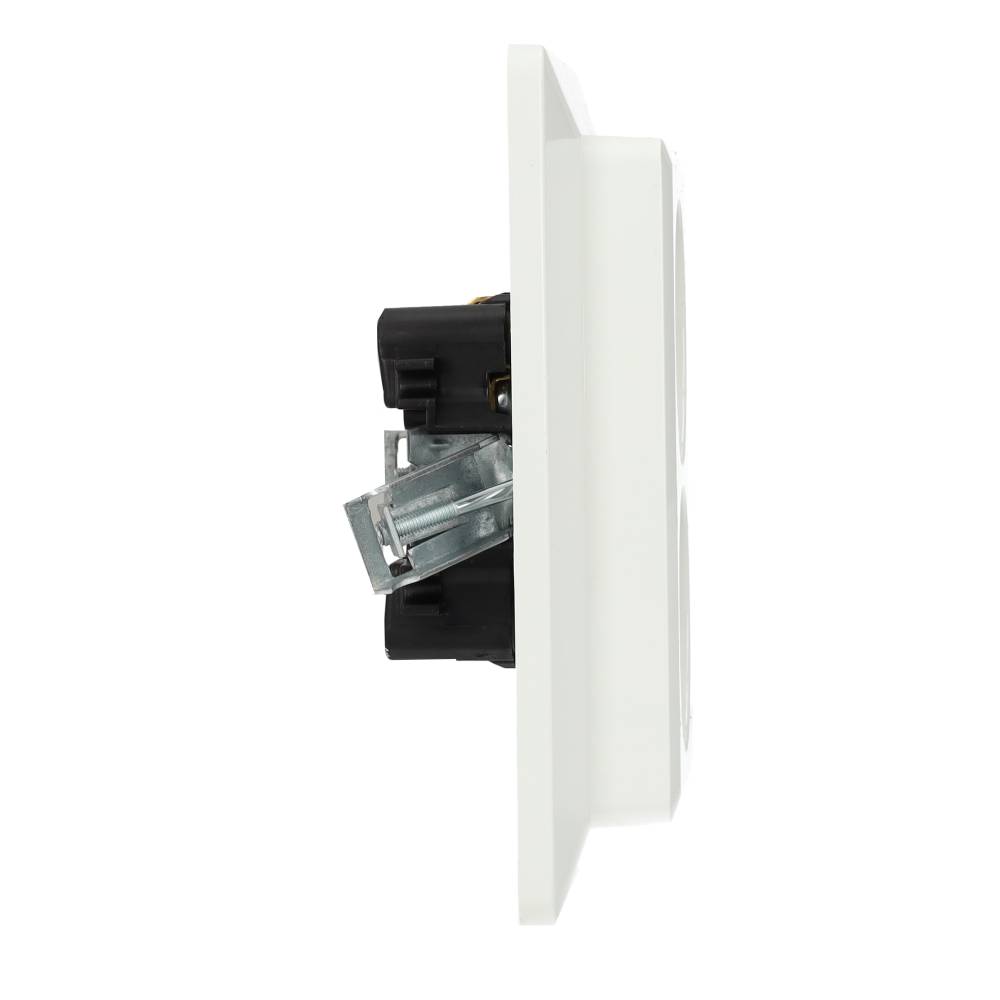 Miniatuur van Kopp stopcontact 2-voudig met randaarde en kinderbeveiliging half opbouw - HK02 wit (927713009)