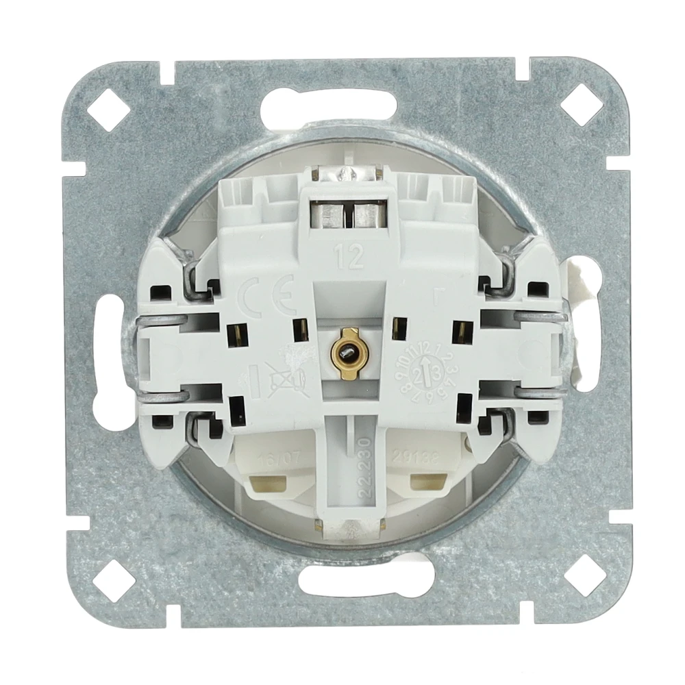 Miniatuur van Kopp HK02 stopcontact inbouw met randaarde 1-voudig wit