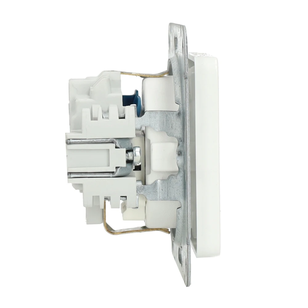Miniatuur van Kopp HK02 stopcontact inbouw met randaarde en kinderbeveiliging 1-voudig wit