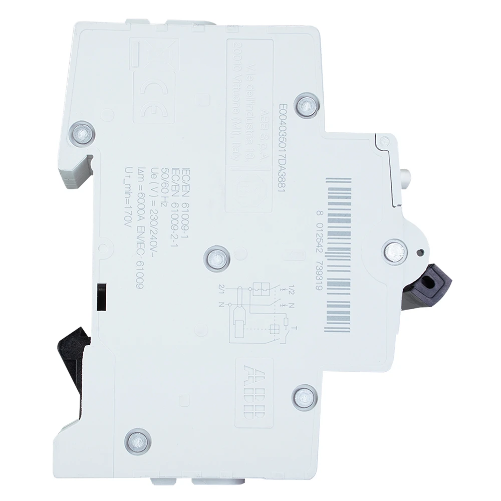 Miniatuur van ABB Componenten aardlekautomaat 1-polig+nul 16A B-kar 30mA (DS201 B16 A30)