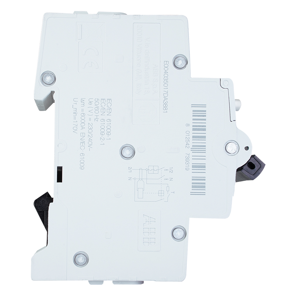 Miniatuur van ABB Componenten aardlekautomaat 1-polig+nul 16A B-kar 30mA (DS201 B16 A30)