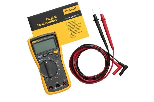 Miniatuur van FLUKE multimeter FLUKE-117 EUR tot 600V True-rms met contactloze spanningszoeker (2583647)