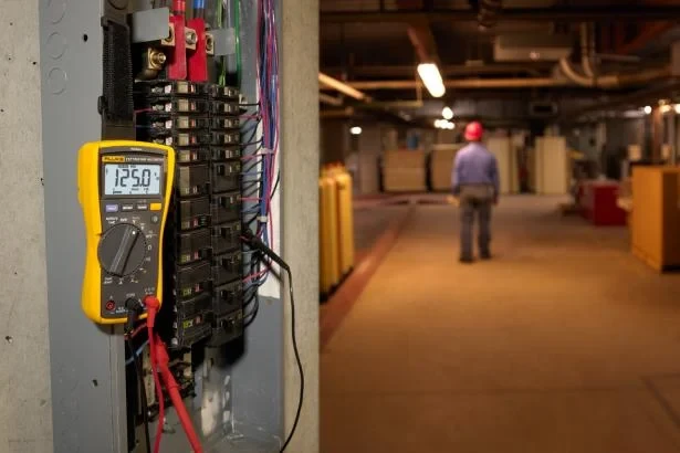 Miniatuur van FLUKE multimeter FLUKE-117 EUR tot 600V True-rms met contactloze spanningszoeker (2583647)