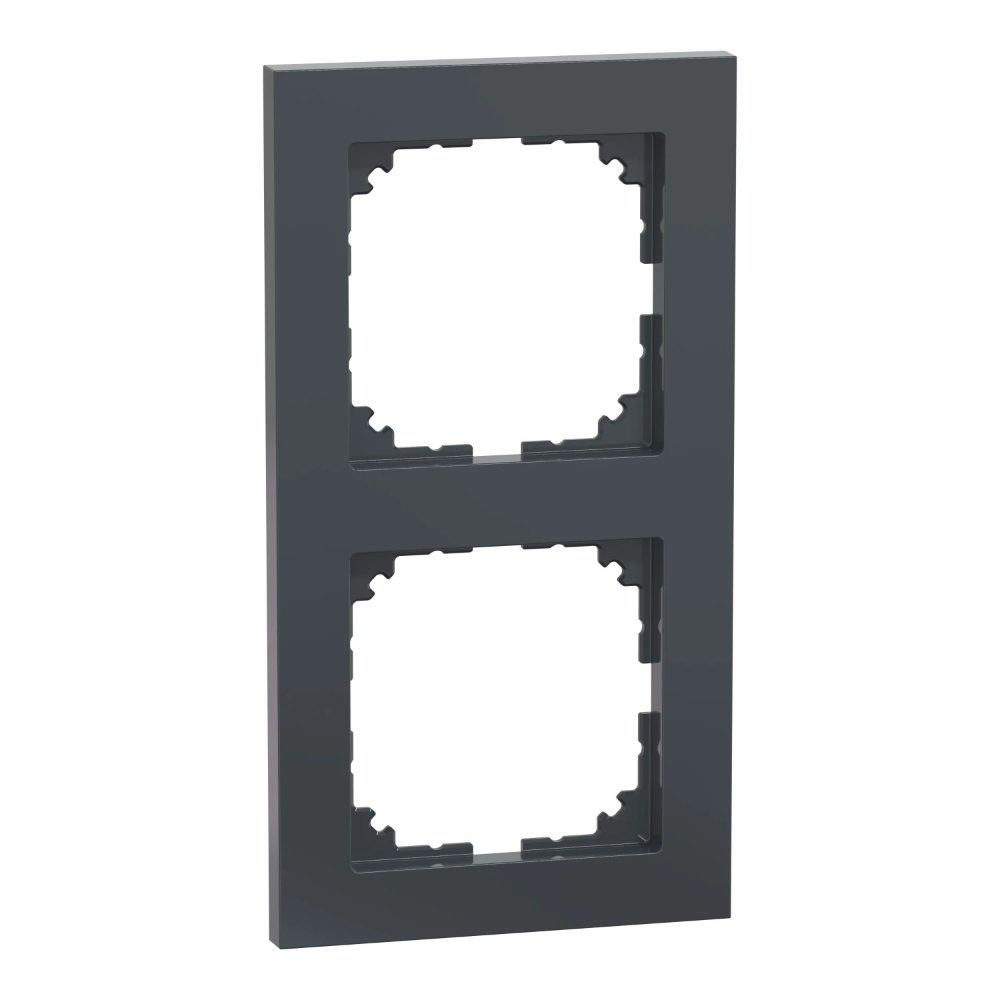 Miniatuur van Schneider-Merten M-Pure 2-voudig afdekraam - antraciet (MEG4020-3614)