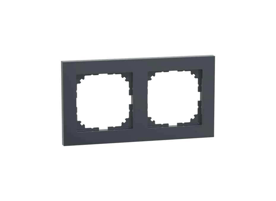 Miniatuur van Schneider-Merten M-Pure 2-voudig afdekraam - antraciet (MEG4020-3614)
