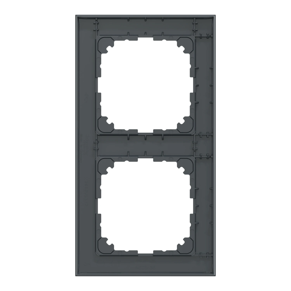 Miniatuur van Schneider-Merten M-Pure 2-voudig afdekraam - antraciet (MEG4020-3614)
