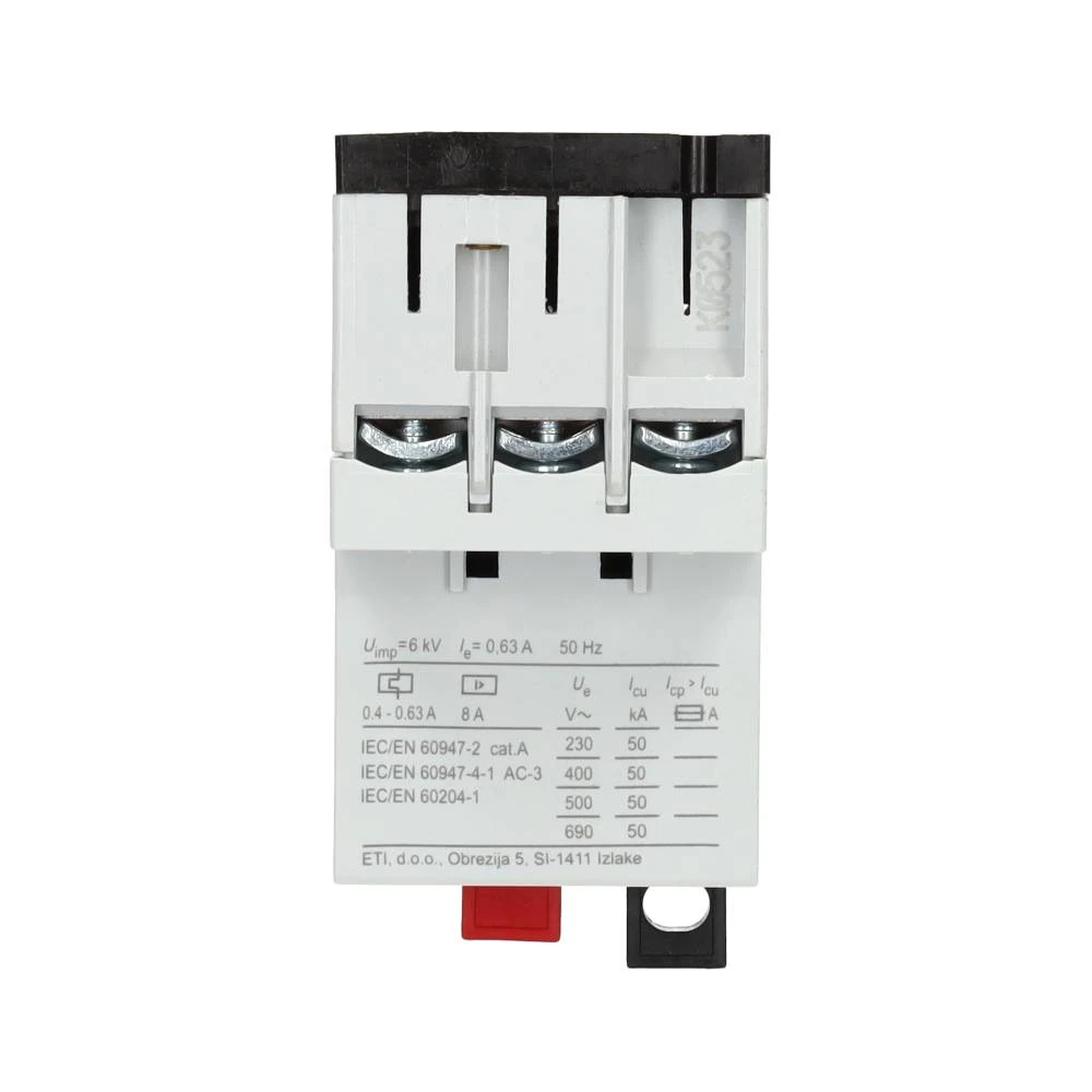 Miniatuur van ETI motorbeveiligingsschakelaar M25-0.63  0.4 - 0.63A (4600040)