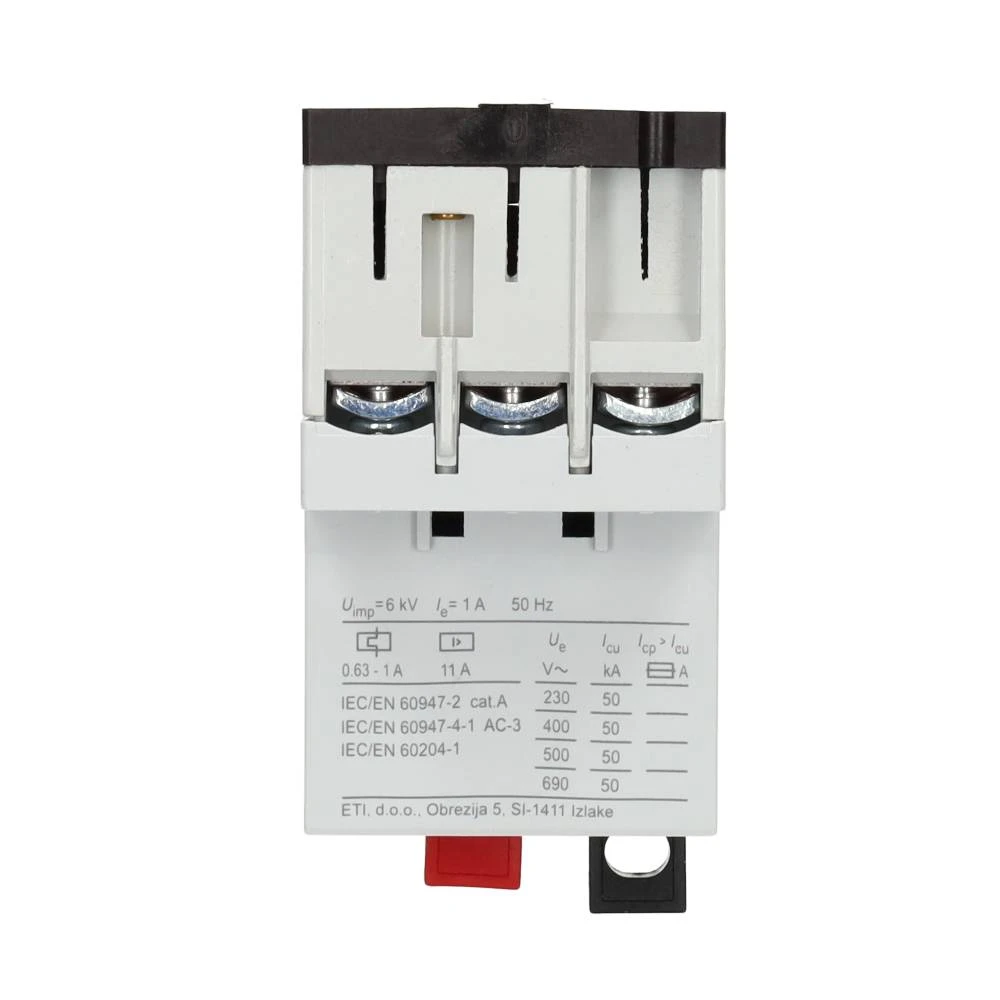 Miniatuur van ETI motorbeveiligingsschakelaar MS25-1 0.63 - 1.0A (4600050)