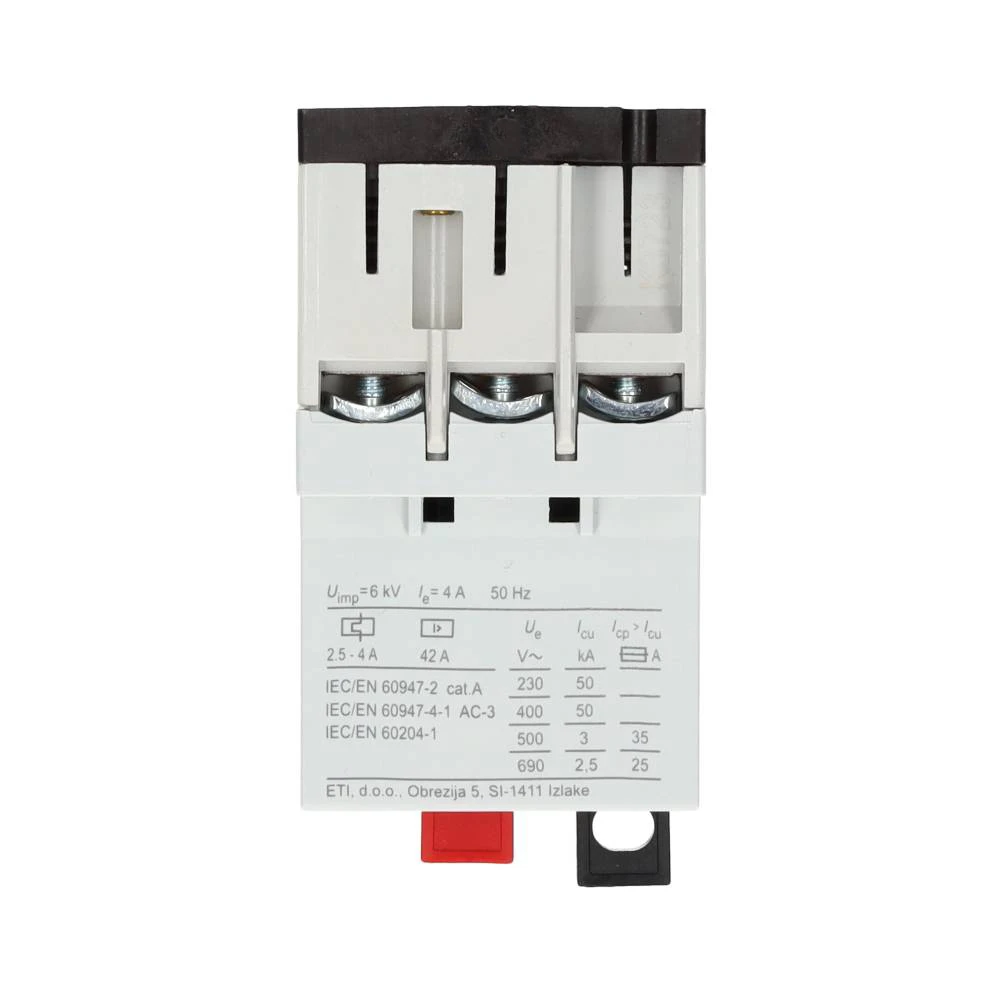 Miniatuur van ETI motorbeveiligingsschakelaar MS25-4 2.5 - 4.0A (4600080)