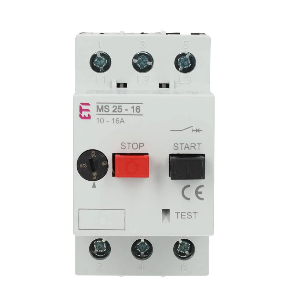 Miniatuur van ETI motorbeveiligingsschakelaar MS25-16 10 - 16A (4600110)