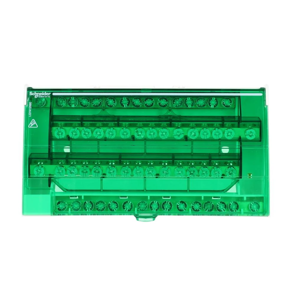 Miniatuur van Schneider Electric aansluitblok 4-polig 125A 4x15 aansluitingen DIN-rail (LGY412560)