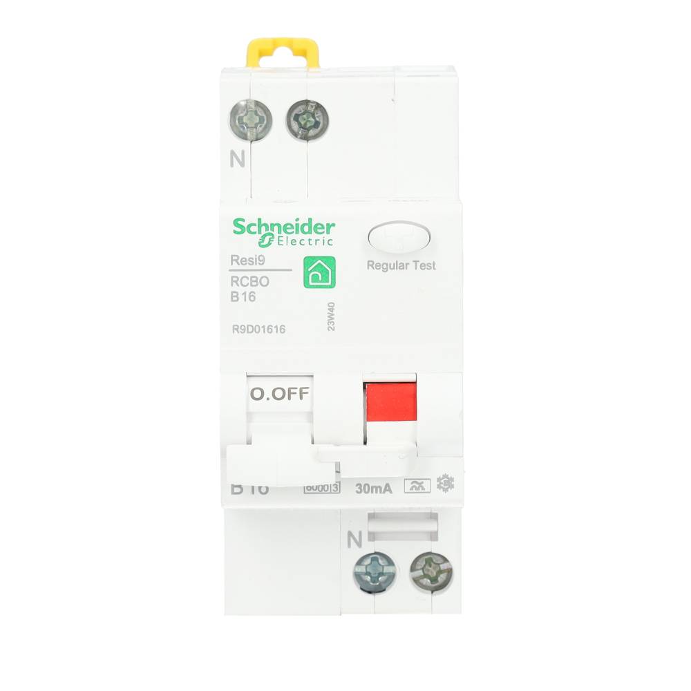Miniatuur van Schneider Electric aardlekautomaat B16 30mA 1-fase (1P+N) 6kA (R9D01616)