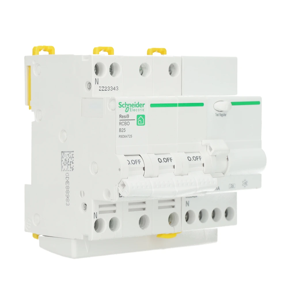 Miniatuur van Schneider Electric aardlekautomaat 3-polig+nul 25A B-kar 300mA (R9D64725)