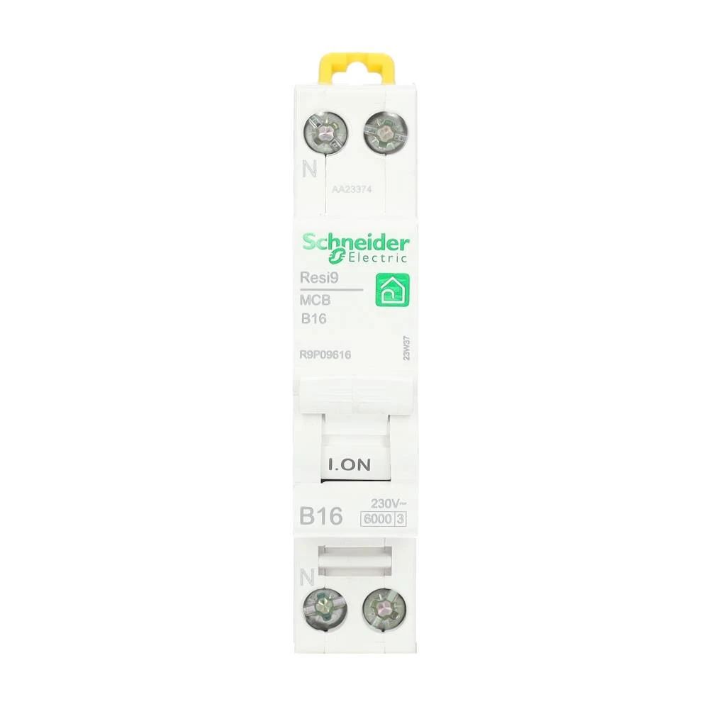 Miniatuur van Schneider Electric installatieautomaat B16 1-fase (1P+N) 6kA (R9P09616)
