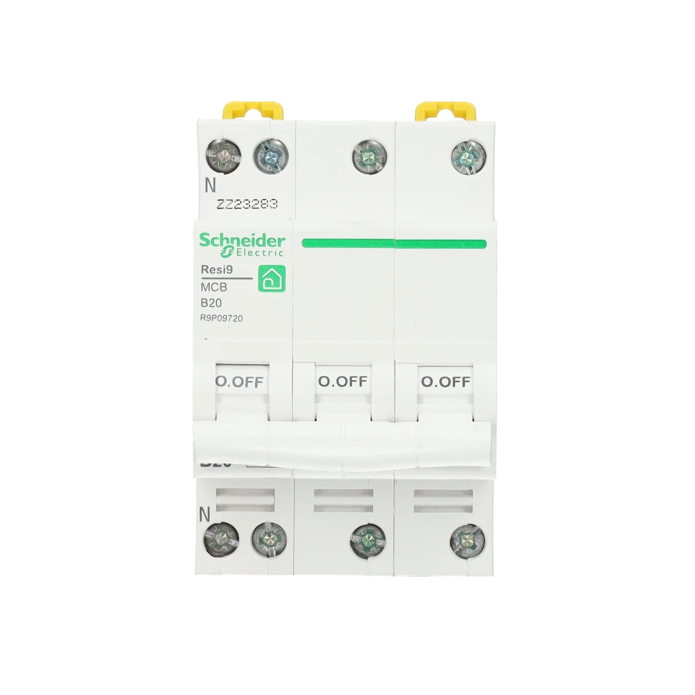 Miniatuur van Schneider Electric installatieautomaat B20 3-fase (3P+N) 6kA (R9P09720)