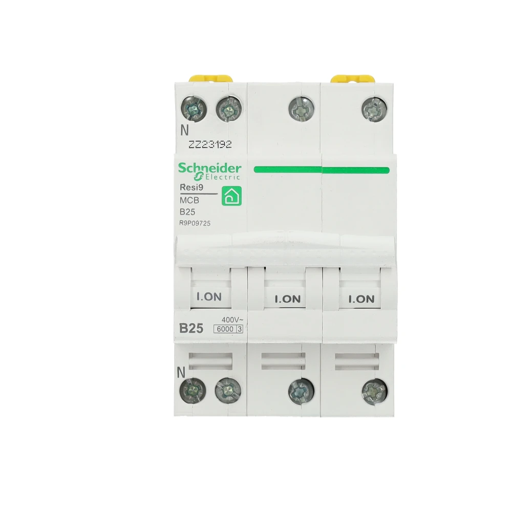 Miniatuur van Schneider Electric installatieautomaat B25 3-fase (3P+N) 6kA (R9P09725)
