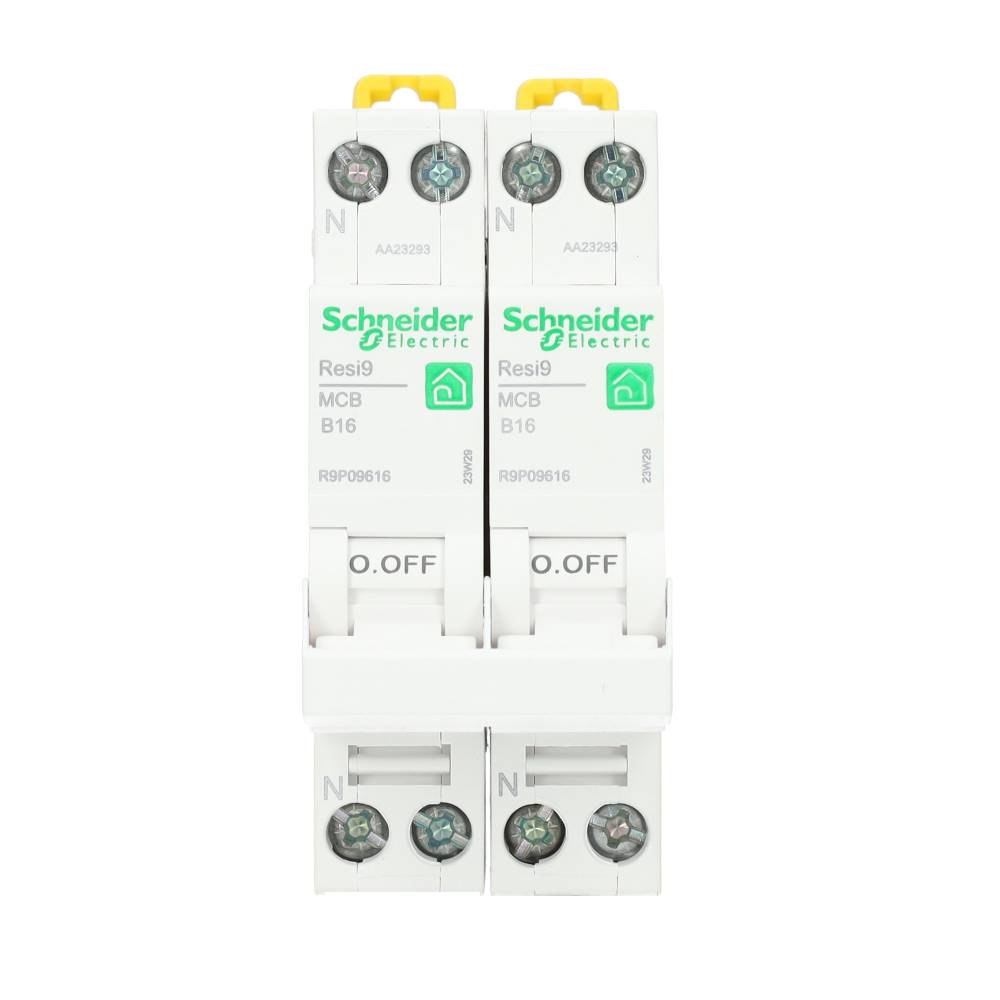 Miniatuur van Schneider Electric fornuisgroep 2-polig+2 nul 16A B-kar (R9P09816)