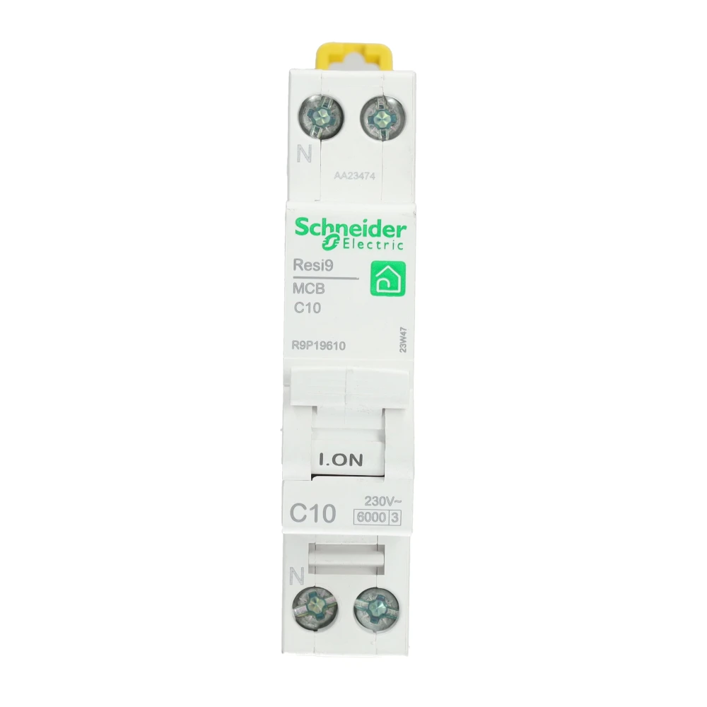 Miniatuur van Schneider Electric installatieautomaat 1-polig+nul 10A C-kar (R9P19610)