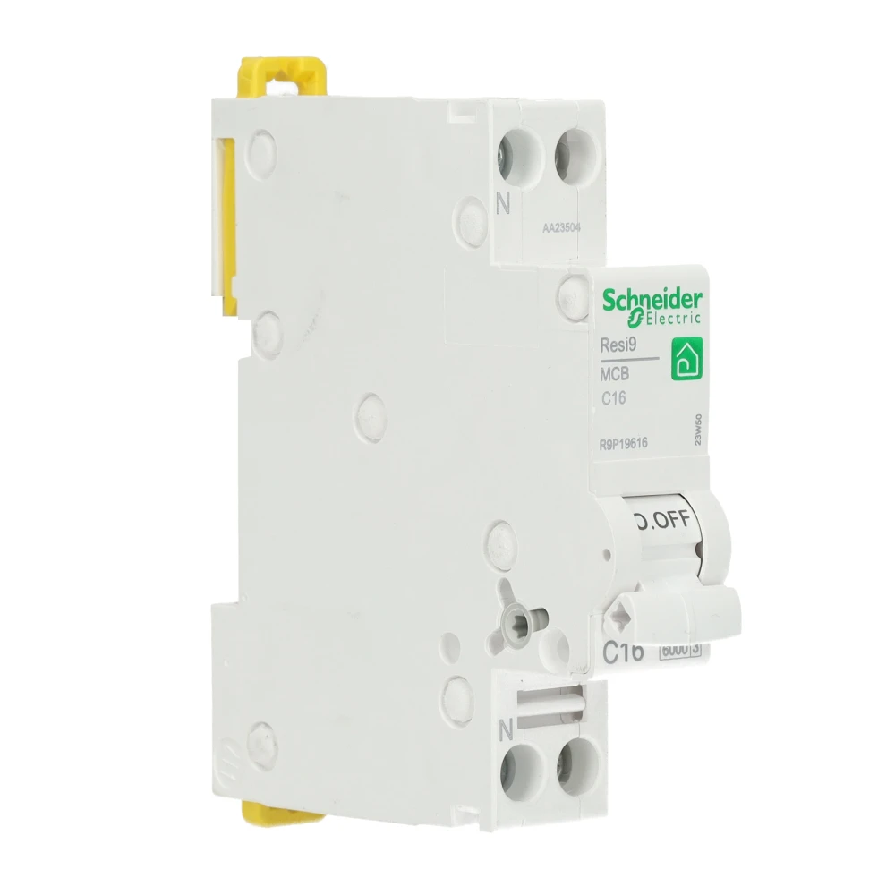Miniatuur van Schneider Electric installatieautomaat 1-polig+nul 16A C-kar (R9P19616)