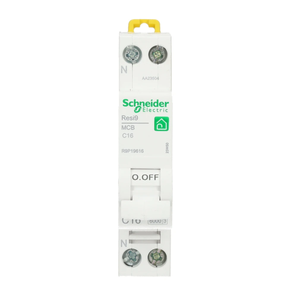 Miniatuur van Schneider Electric installatieautomaat 1-polig+nul 16A C-kar (R9P19616)