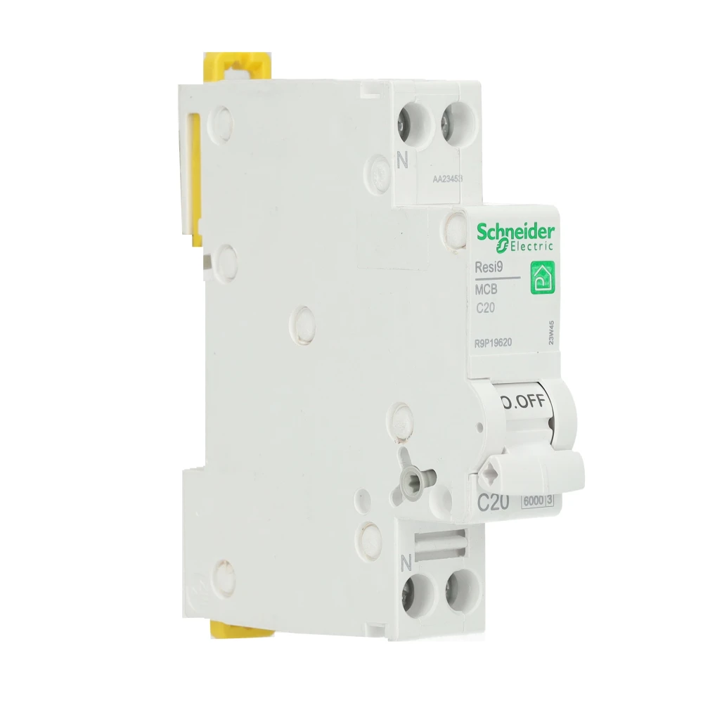 Miniatuur van Schneider Electric installatieautomaat 1-polig+nul 20A C-kar (R9P19620)