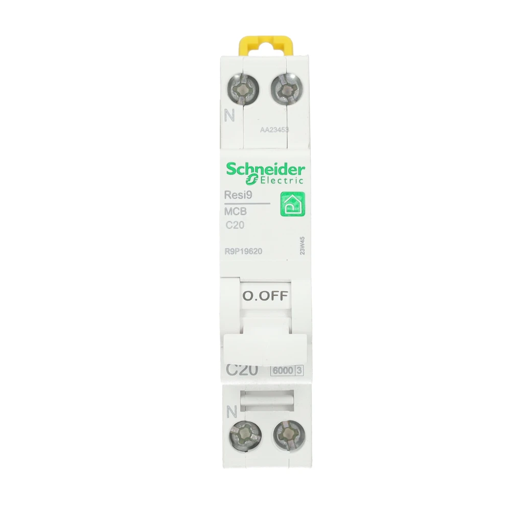 Miniatuur van Schneider Electric installatieautomaat 1-polig+nul 20A C-kar (R9P19620)