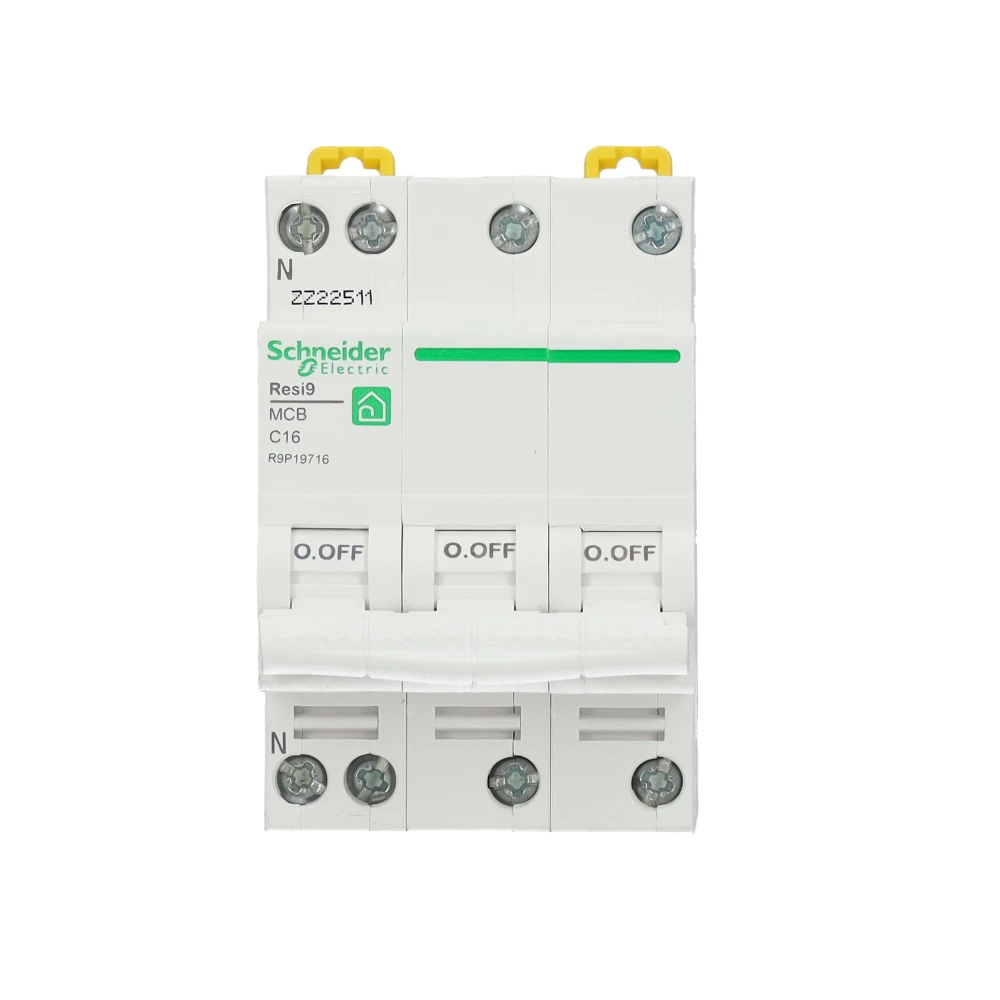 Miniatuur van Schneider Electric installatieautomaat C16 3-fase (3P+N) 6kA (R9P19716)