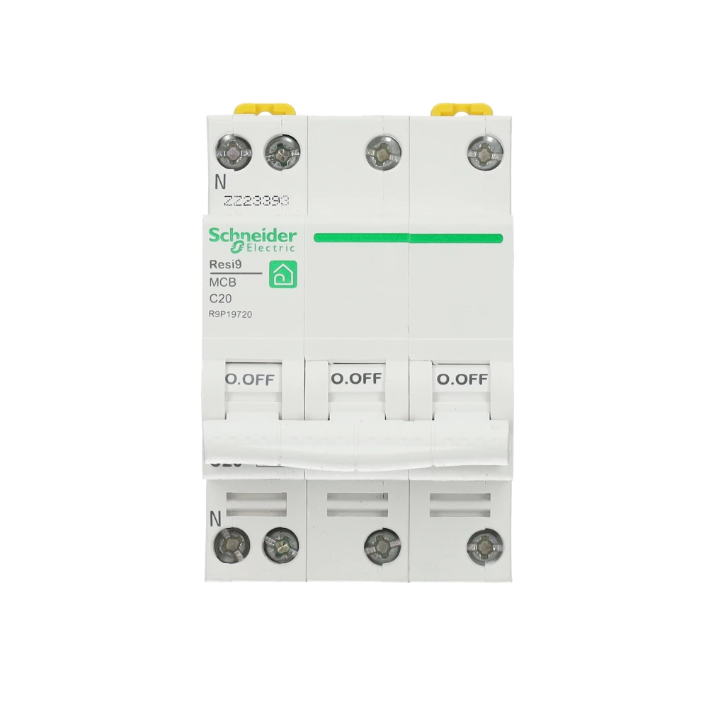 Miniatuur van Schneider Electric krachtgroep 3-polig+nul 20A C-kar (R9P19720)