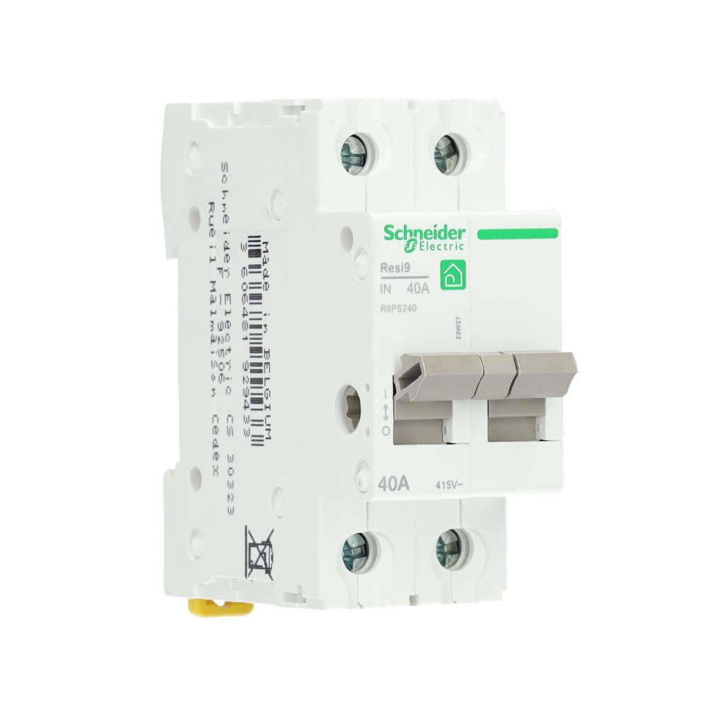 Miniatuur van Schneider Electric hoofdschakelaar 40A 1-fase (2P) (R9PS240)