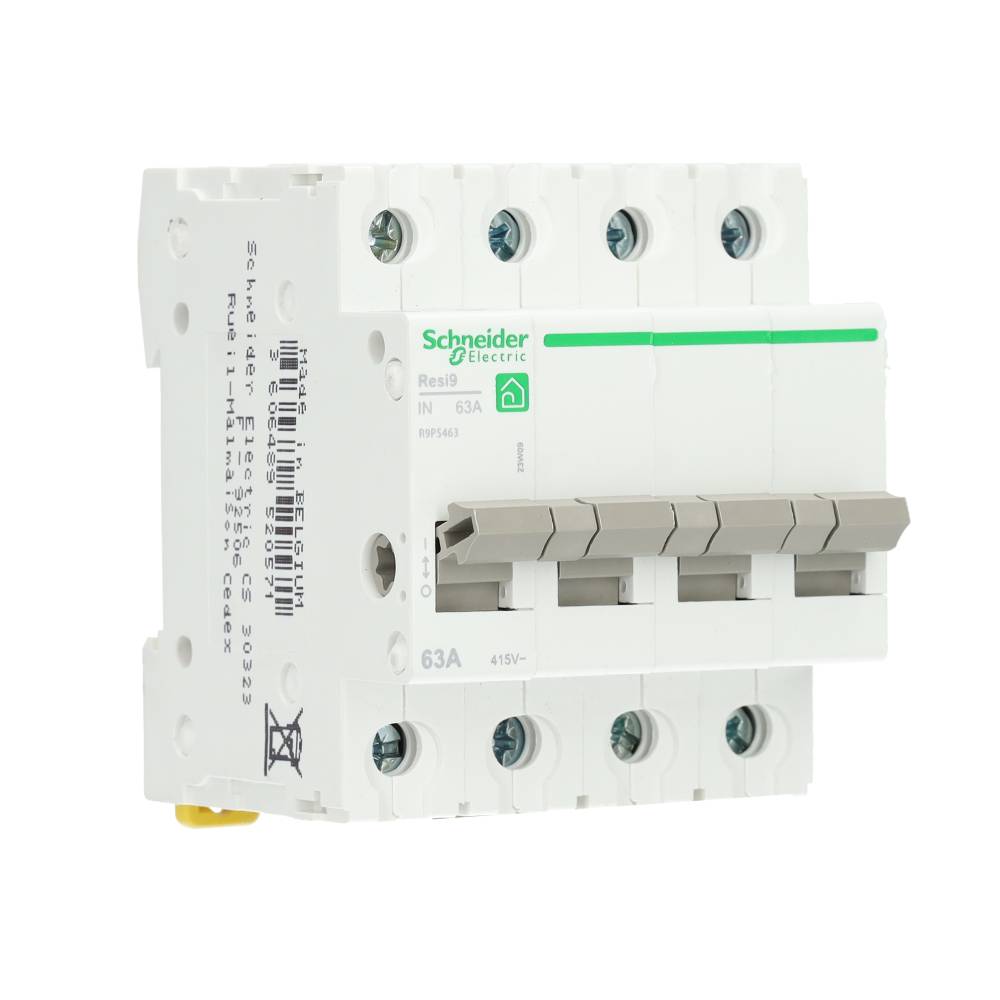 Miniatuur van Schneider Electric hoofdschakelaar 63A 3-fase (4P) (R9PS463)